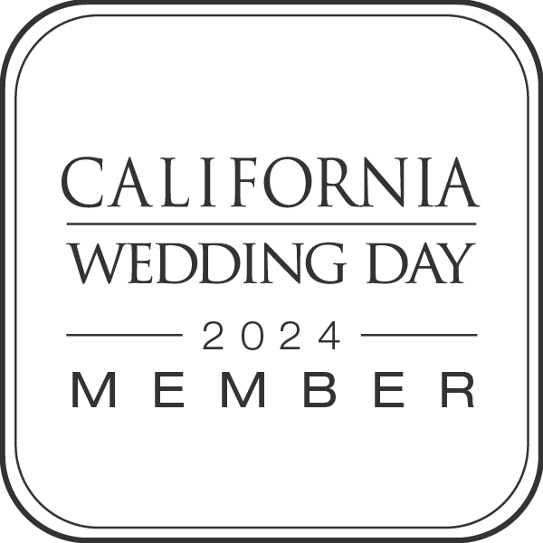 A badge featuring the text 'California Wedding Day 2024 Member' in gray font against a white background, framed by a rounded square border. This symbolizes membership recognition relevant to the wedding industry, including Temecula wedding venues and Altisima weddings.